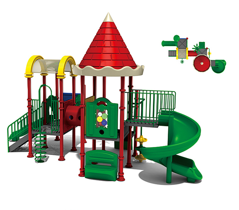 厂家直销户外幼儿园游乐设施立体动物蘑菇乐城a型儿童滑梯组合