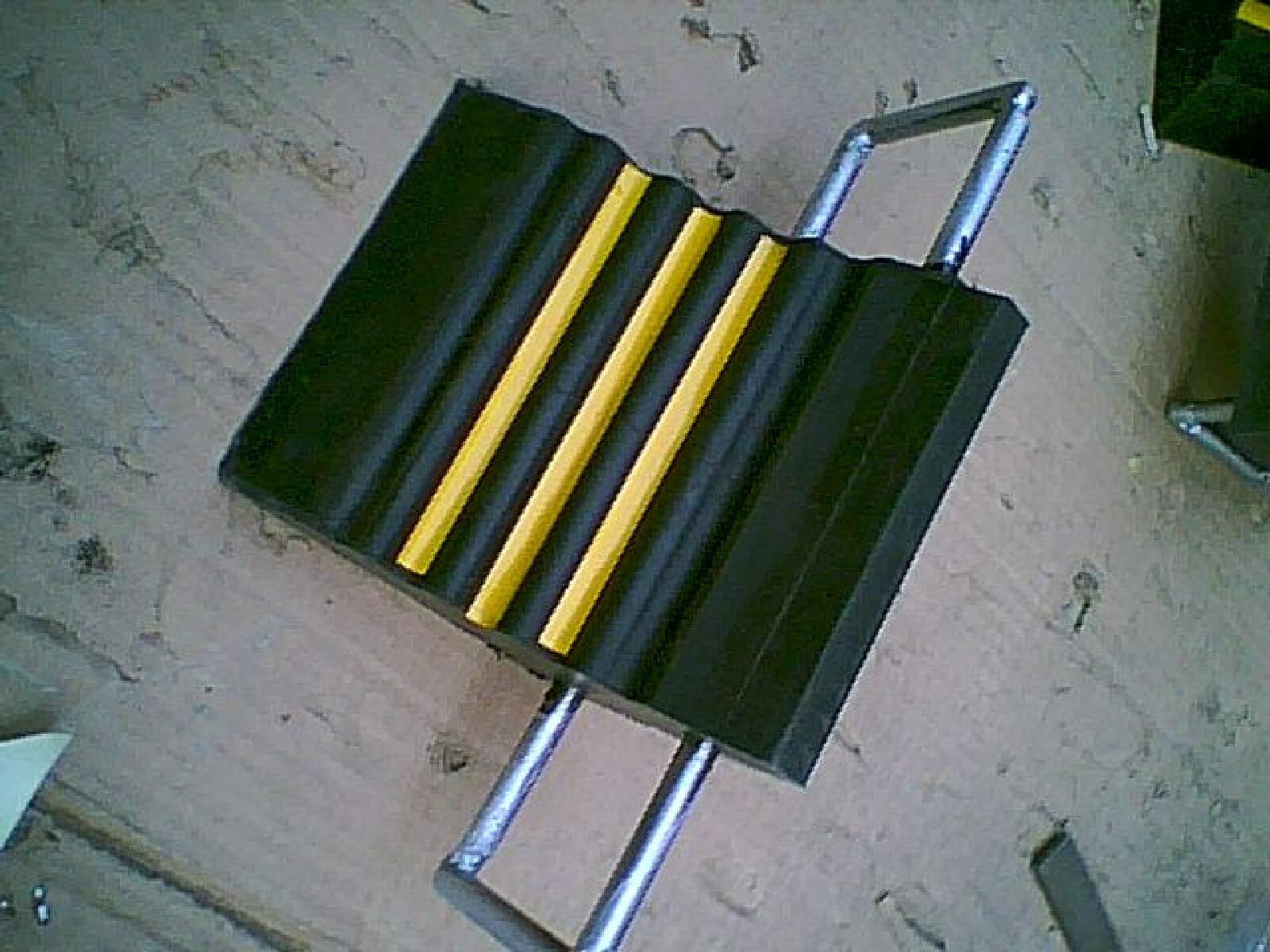 飞机轮挡(带金属扶手)