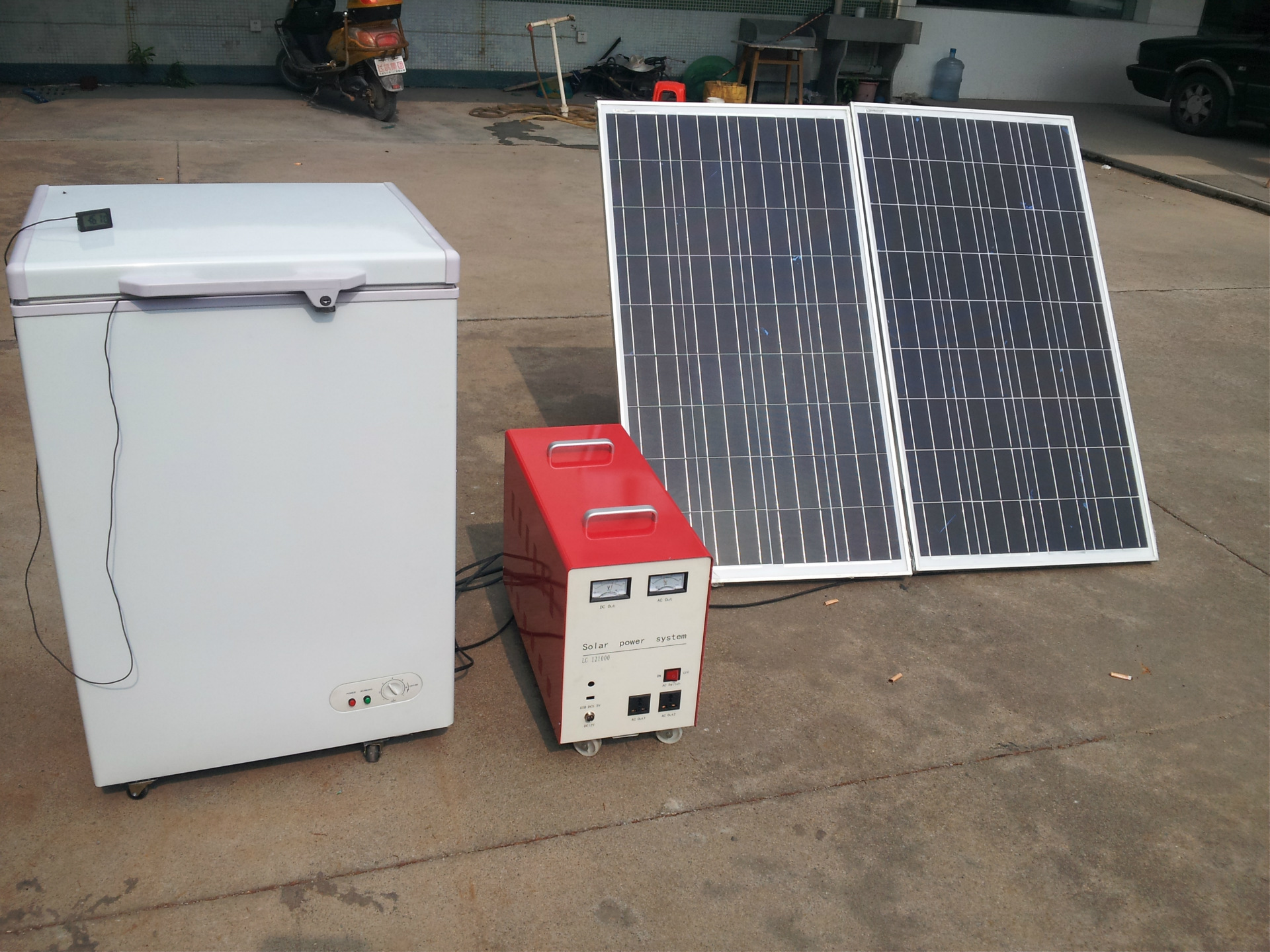 太阳能直流冷柜冰箱