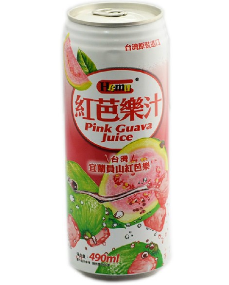 批发 台湾原装进口 hamu红芭乐汁饮料 490ml*24/箱