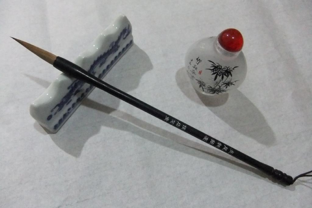 侯店毛笔珍珠峰北尾纯狼毫毛笔侯店笔业实体店网店放心购买