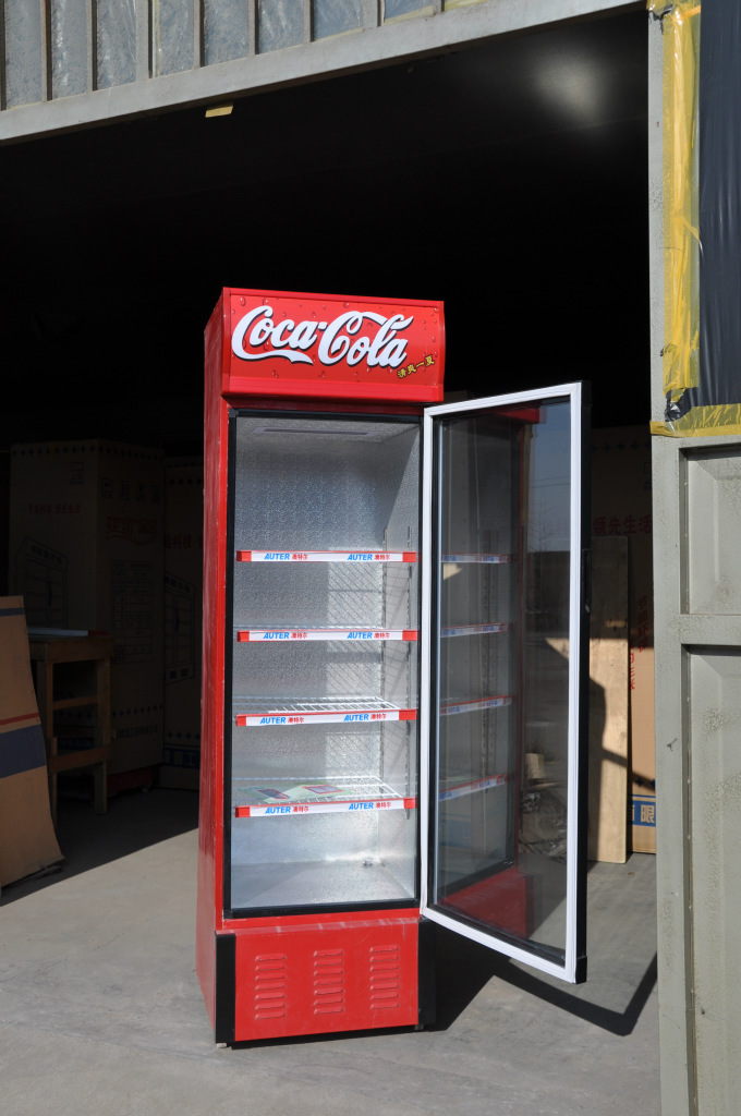 时尚小巧]瑞晶雪单门饮料柜 立式玻璃展示柜 小单门