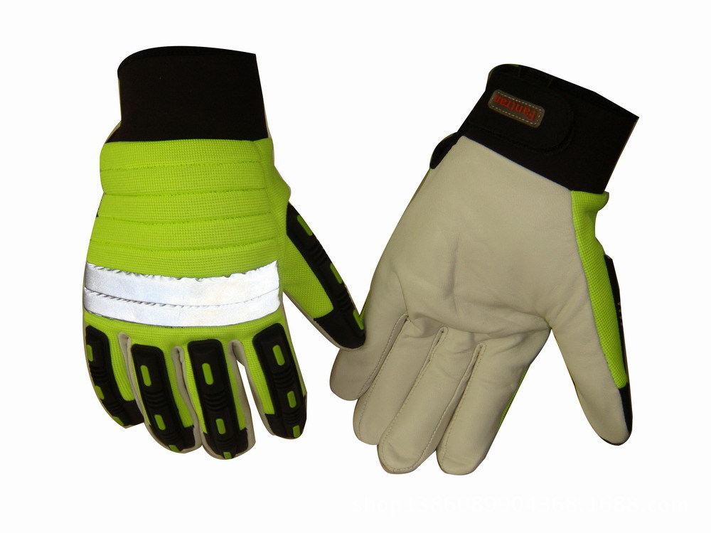 热销 耐磨矿工作业手套 耐高温工作手套 羊皮手套生产厂家