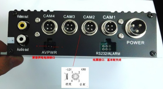 硬盤錄像機 車載錄像機 sd卡/車載錄像機 高清/四路車載錄像機/4路