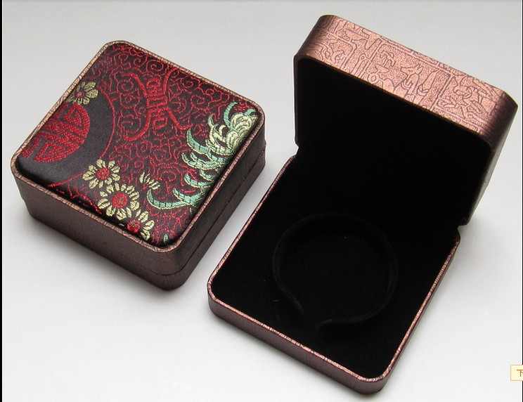 高档手镯首饰饰品盒子批发 方形包装品绒面 礼品盒 玉器盒 手链盒