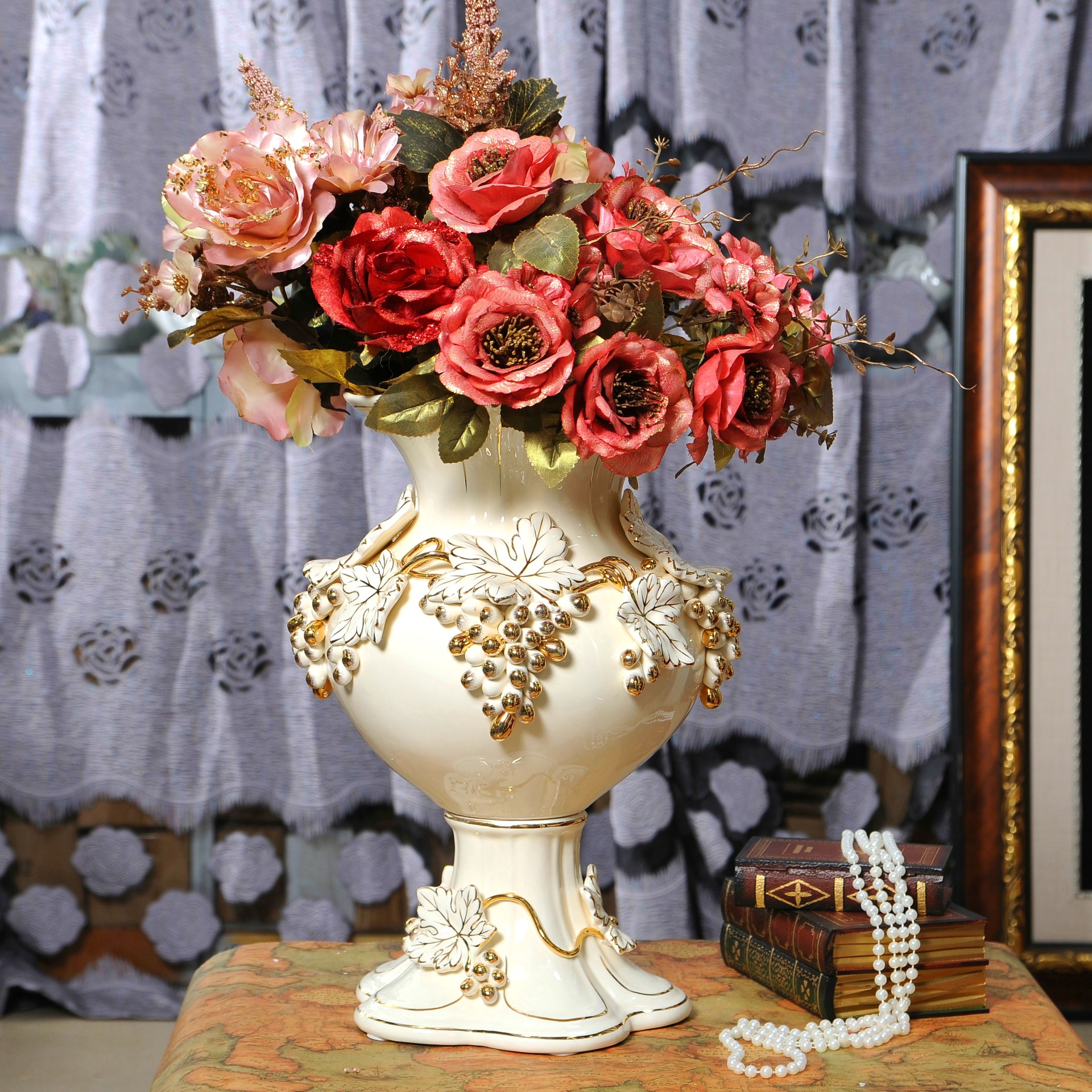 美艺陶瓷田园欧式花瓶厂家直销西部批发运运费更便宜量达从优148