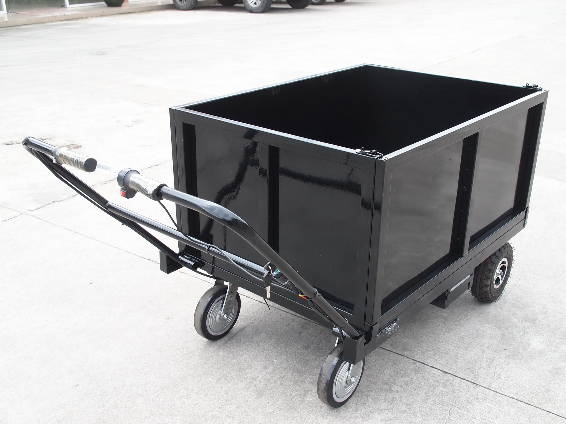 广东广州电动手推车 电动箱货 搬运车 电动推拉车 电磁刹车停车制动