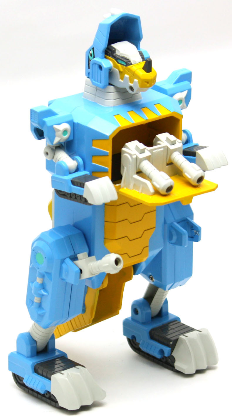 灵动创想8寸快乐酷宝动漫可爱益智变形玩具7514霸龙恶少 连环发射图片