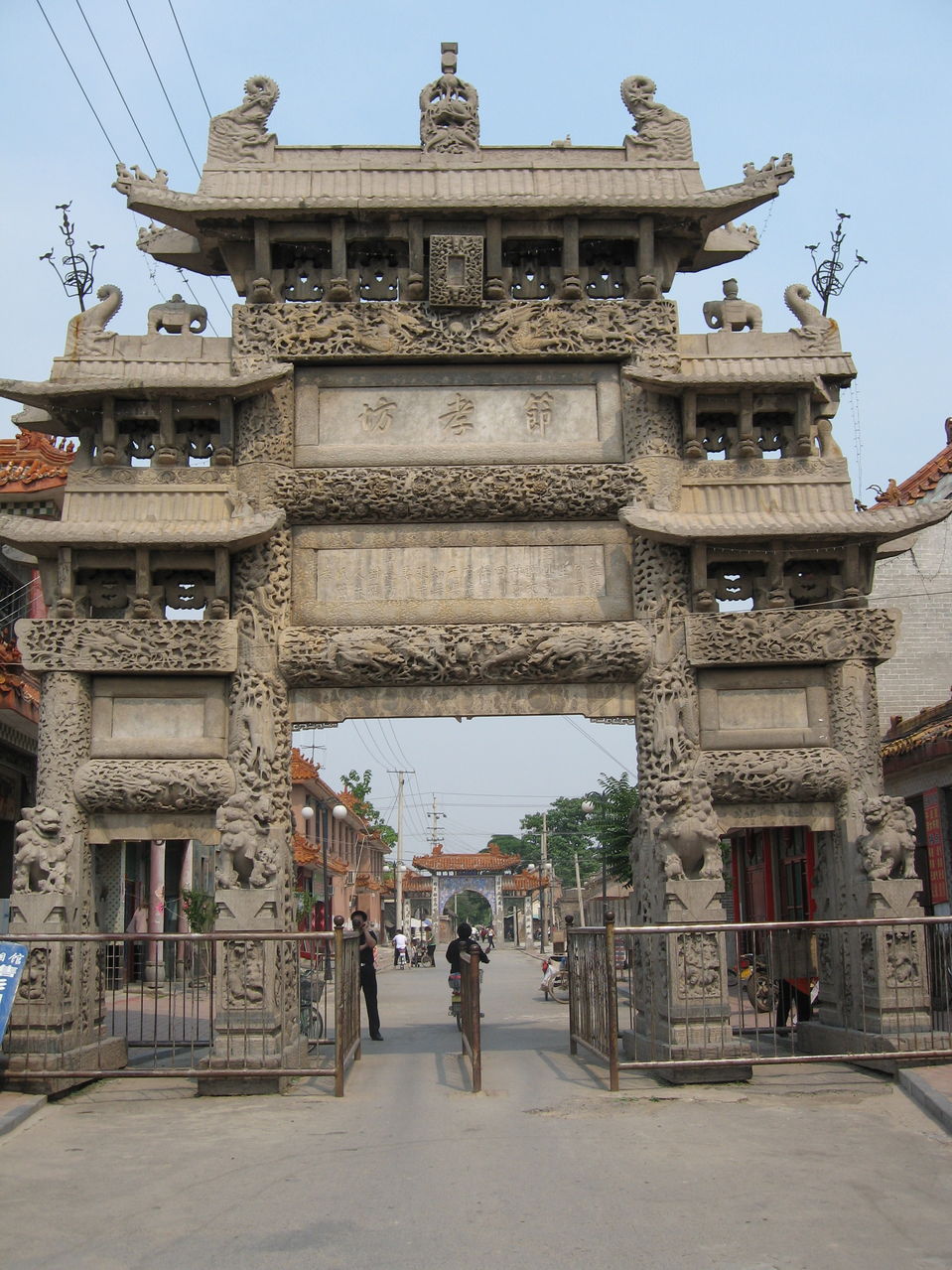 设计制作 石牌坊 石牌楼 石门楼 精雕细刻气势宏伟欢迎订购