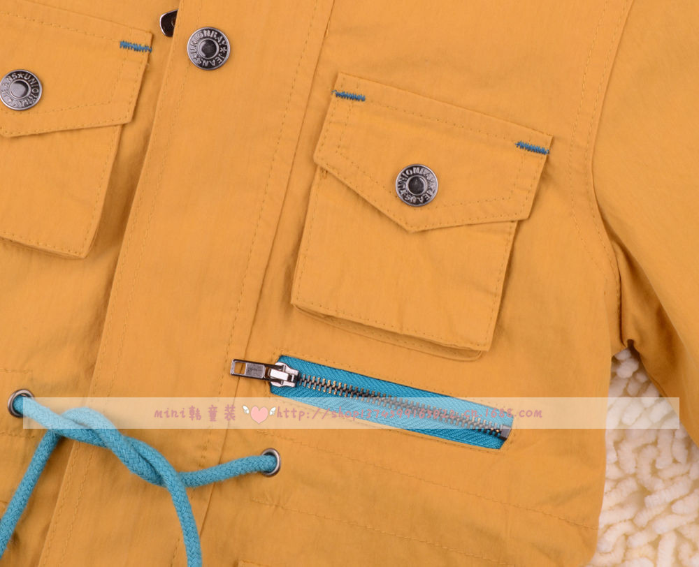 332603 2013秋装新款童装外贸原单男童工装风衣