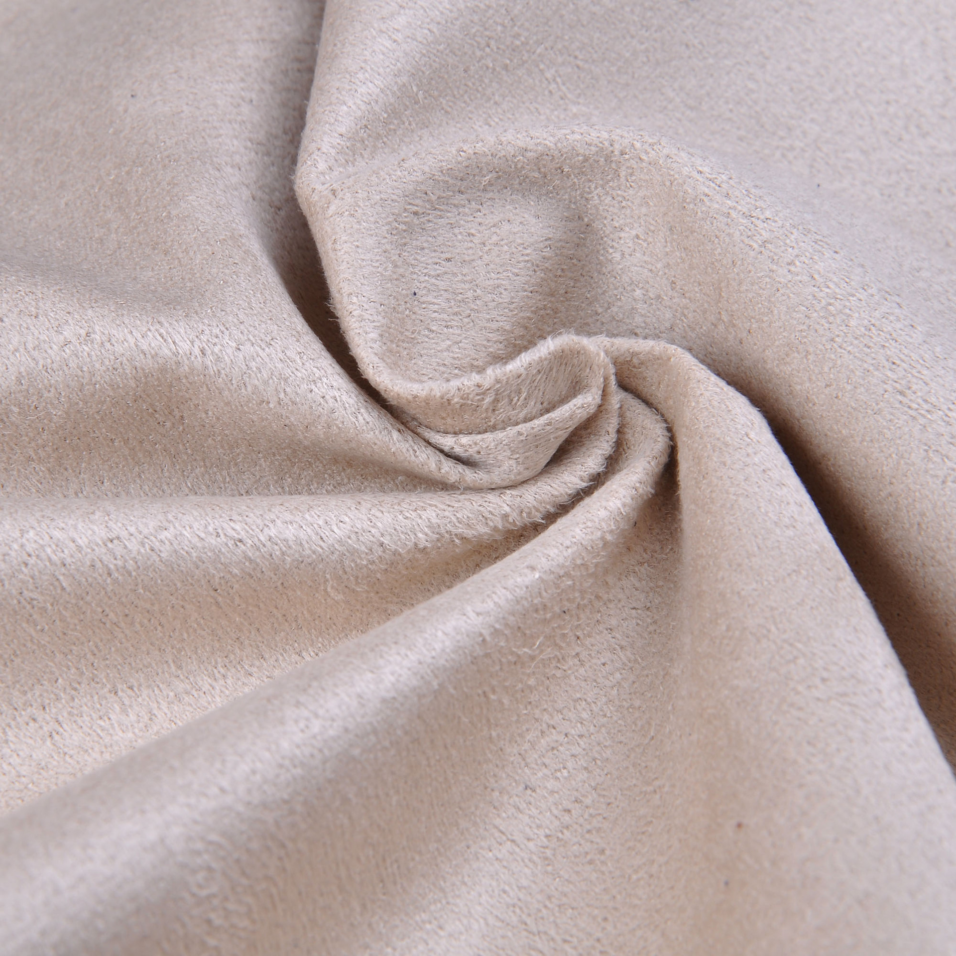 纺织皮革原料辅料 面料/织物 化纤面料 经编加密仿皮绒 麂皮绒面料