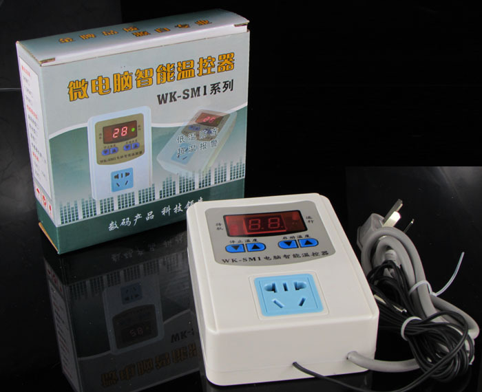 惊爆价 wk-sm1温控器 微电脑智能控制器全自动控温开关温度控制器