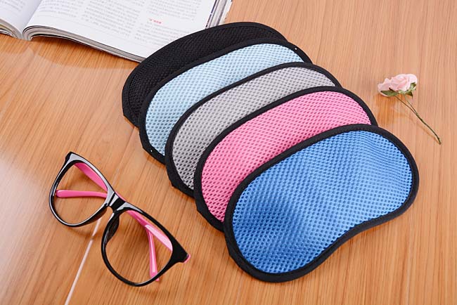 d2512 网纱布艺眼罩 可爱夏季睡眠眼罩遮光眼罩消除眼疲劳布眼罩