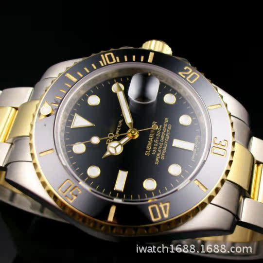 绿水鬼 大气高档瑞士男士腕表 潜航者腕表 自动机械男士手表