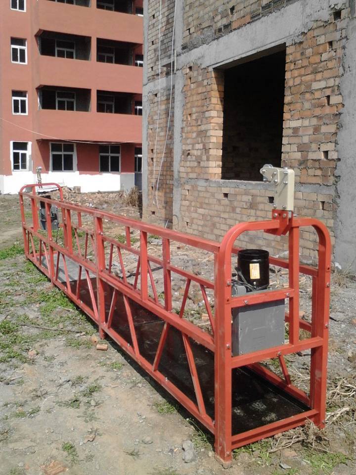 高空作业电动吊篮 厂家直销吊篮 zlp630烤漆 保险保额200万