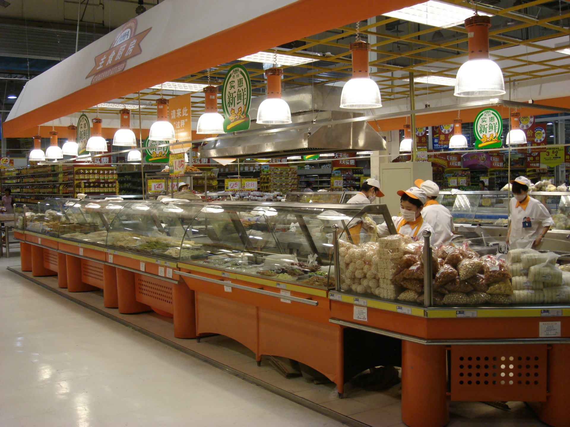 不锈钢熟食展示柜 超市展示柜 熟食柜子 超市熟食柜设备图片_4