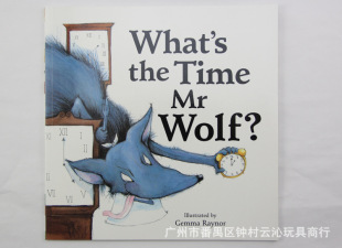 獲獎原版繪本 老狼老狼幾點了 whats the time mr wolf