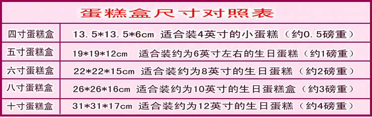 供应礼品包装盒 西点盒 烘焙包装盒 4寸 草莓蛋糕盒【现货】