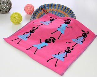 腾达家纺厂家直销三层纱布卡通洁面美容巾时尚毛巾