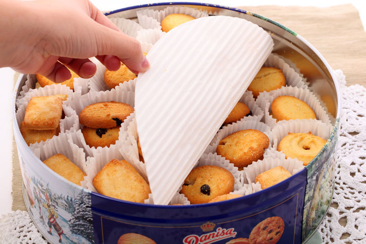 【尤洛克】进口零食丹麦皇冠曲奇饼干蓝罐铁盒装908g热卖休闲食品