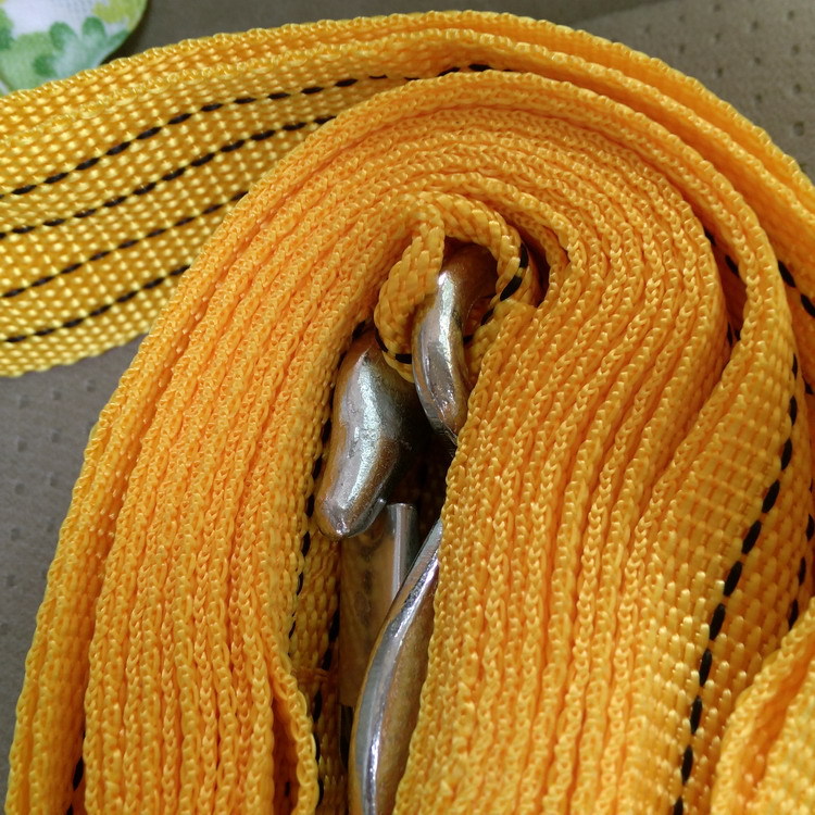 3吨4米拖车绳 强韧耐用 荧光拖车绳 拉车绳 牵引绳 随车必备品