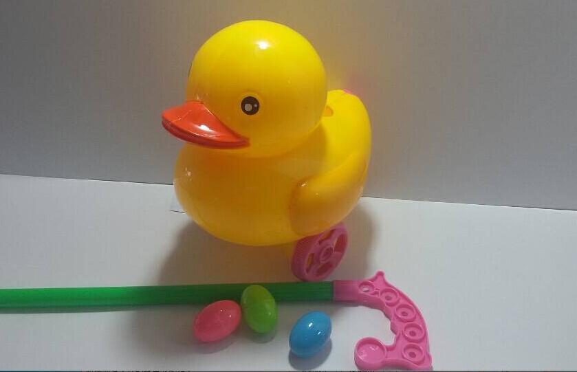 186新品 手推会下蛋的大黄鸭 带铃声 儿童手推玩具 批发