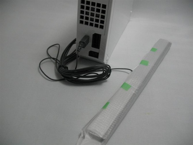 现货wii感应条支持wiiu有线感应器信号接收器有线感应条转接器