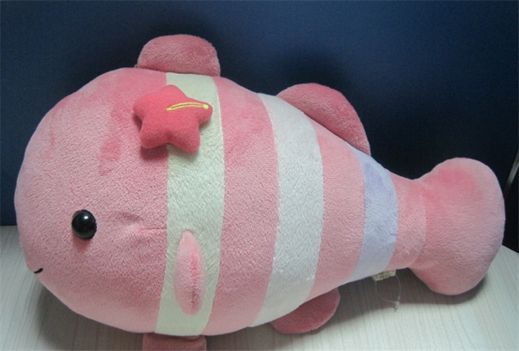 新款毛绒玩偶供应定做 甜美小鱼毛绒玩偶 时尚毛绒公仔定做
