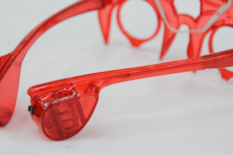 蜘蛛形状带灯眼镜