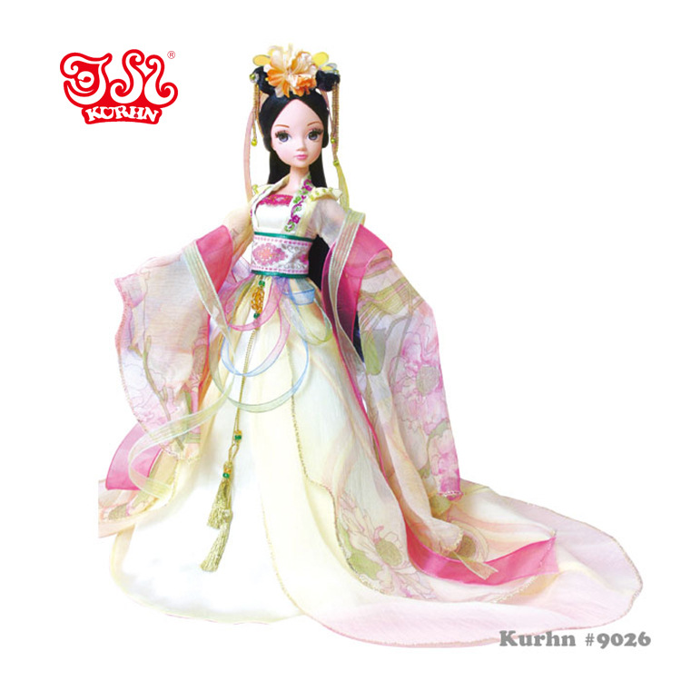 芭比洋娃娃正品可儿9026关节体中国神话古装娃娃嫦娥仙子礼盒套装