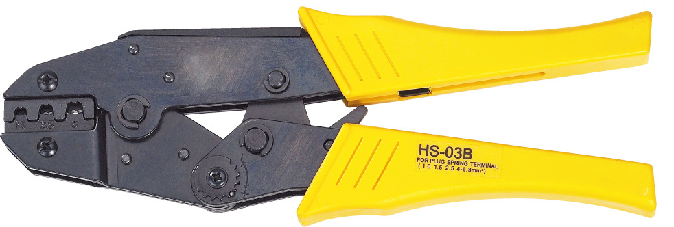 【精品热卖】棘轮式压线钳hs-03b 冷压端子压线钳 欧式端子压线钳
