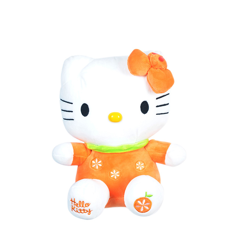 正品hello kitty公仔水果kt猫咪毛绒玩具婚庆娃娃生日礼物送孩子