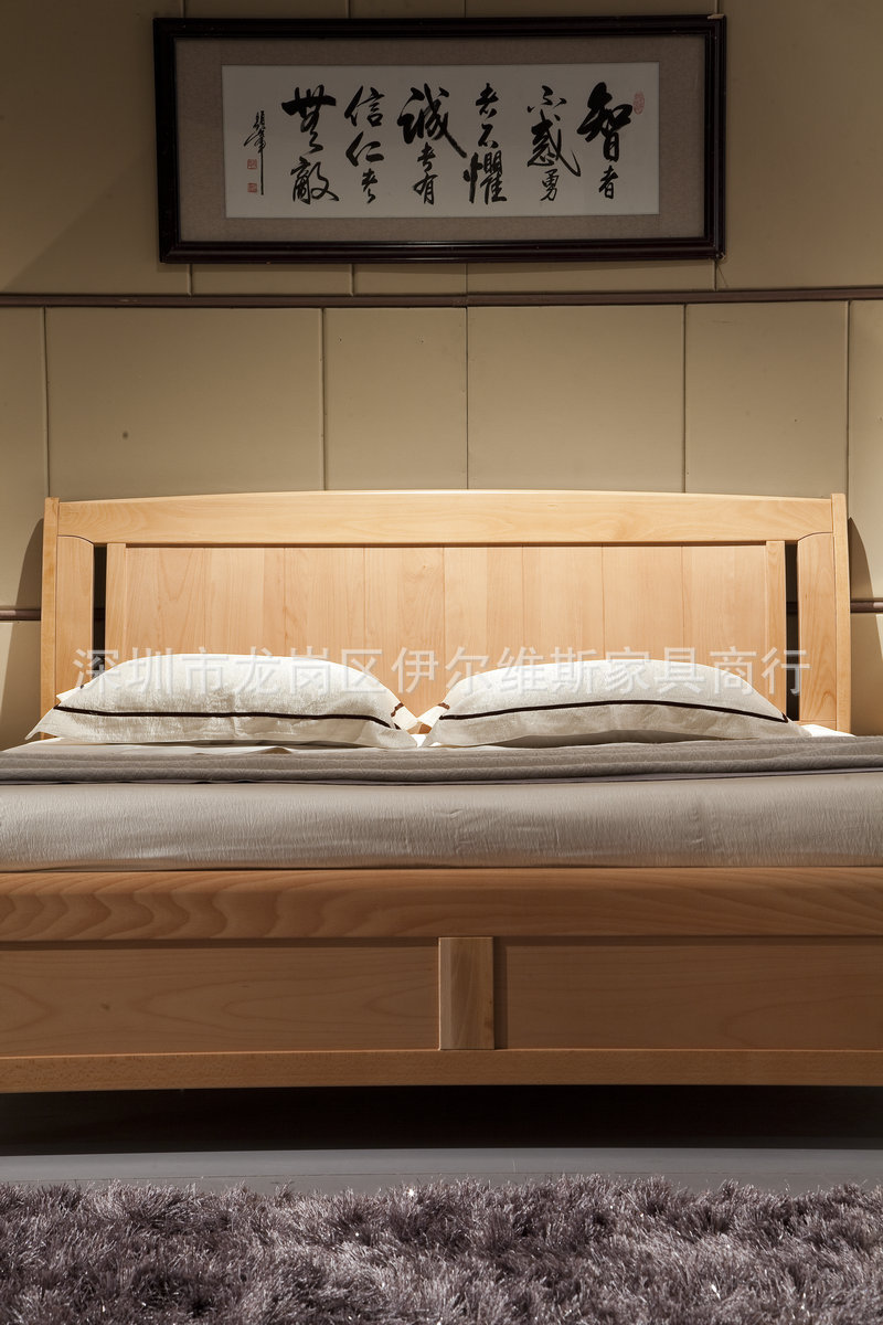 精品推荐裕丰家居8169古典实木床系列双层实木床