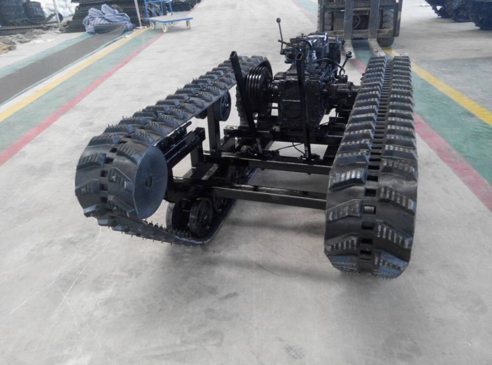 用于农业机械 橡胶履带底盘 解决运输问题