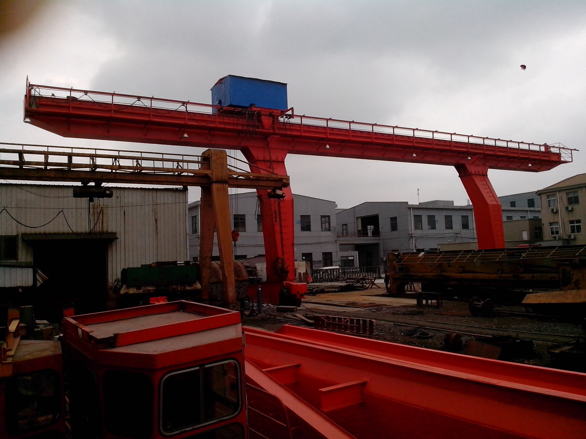 出售二手a型32/10t×20m门式起重机行车/单悬臂图片_3