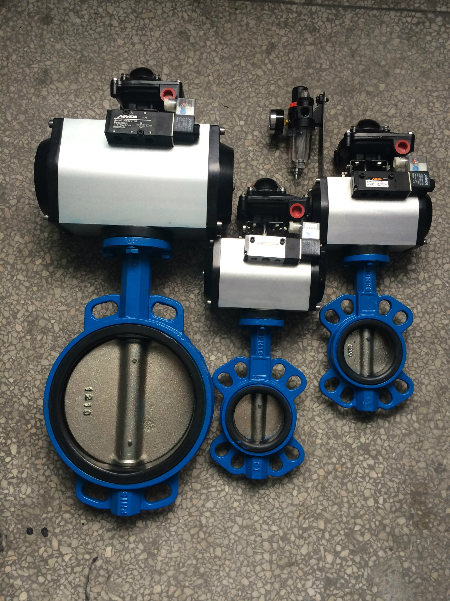 供应气动阀二位二通电磁阀h22q-25汽缸管道气动阀台湾气动