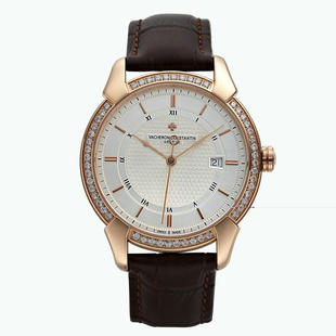 c/将诗丹顿手表 包18k金 镶钻 瑞士原装机械皮带男表tc101