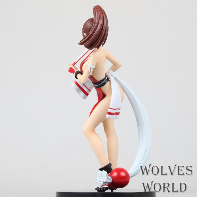 狼族动漫批发拳皇 kof13 饿狼传说红色金色不知火舞盒装大手办