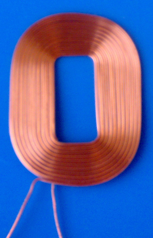 供应大型天线线圈/消磁线圈/弹簧空心线圈/无线充电空自粘线圈