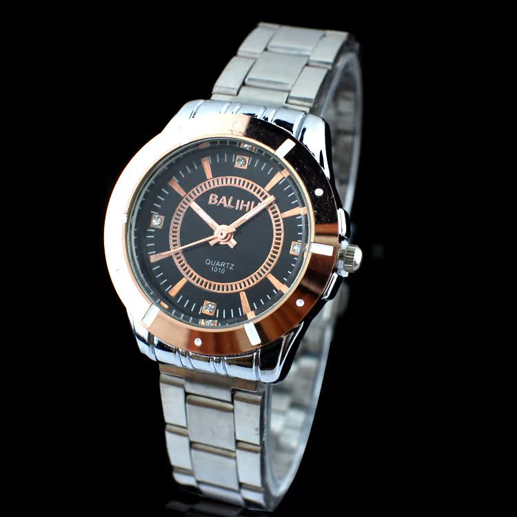 广东深圳潮流时尚玫瑰金防水钢带情侣手表价格 - 中国供应商移动版