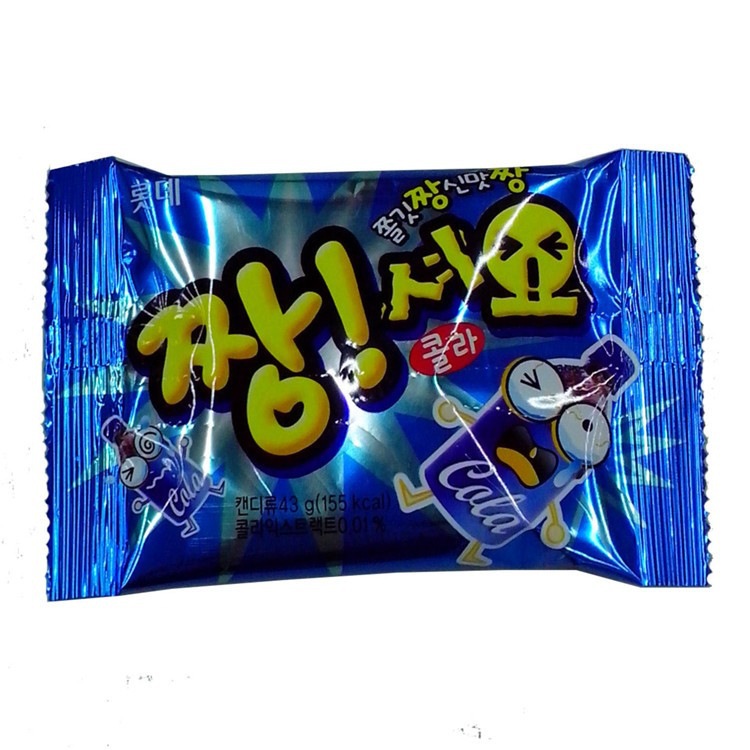 韩国进口 乐天可乐qq糖 43g*12*4盒/箱