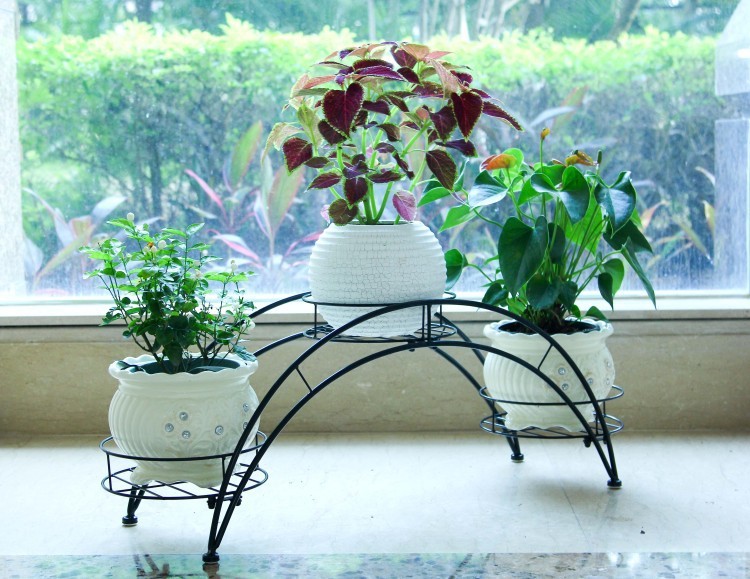 铁艺花架多层花架阳台客厅花架落地花架铁艺花盆架量大优惠批发