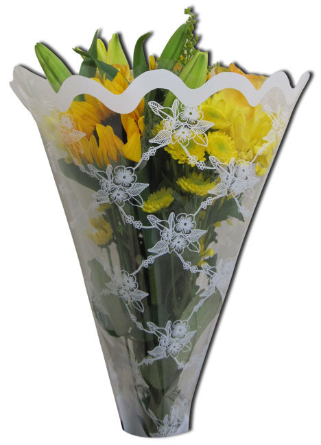 服务项目 鲜花袋 梯形袋 鲜花包装 55*25*5cm 110 产品一:鲜切花包 