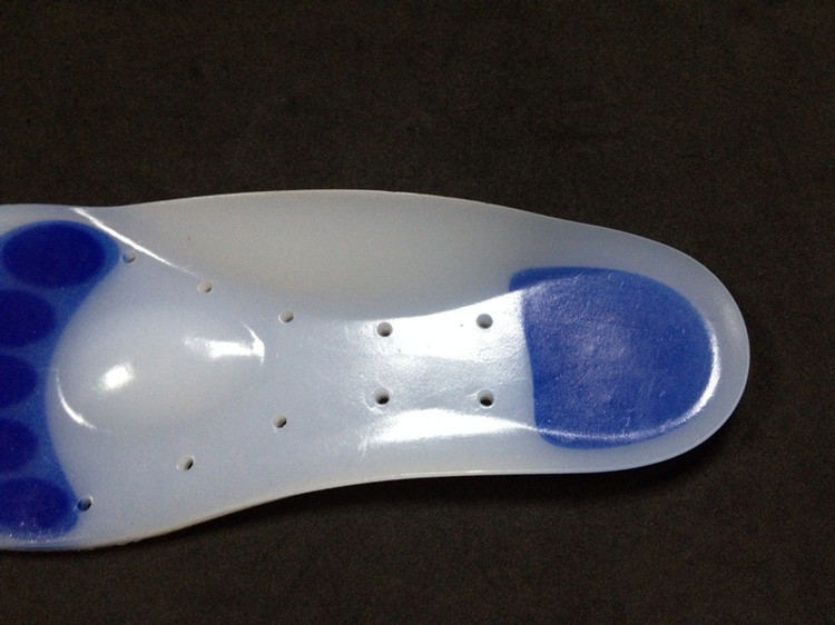 带孔硅胶全垫 足跟疼鞋垫防足跟骨刺足底筋膜炎跟腱炎糖尿病脚足