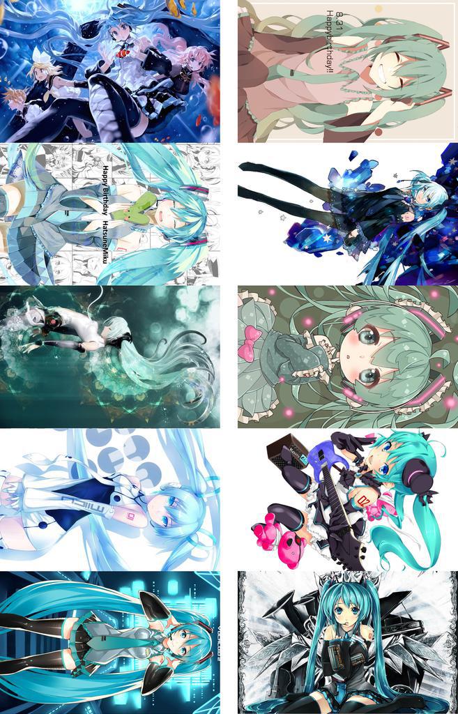 动漫 明星初音未来 01/02/03/04/05/06磨砂卡贴/银行卡贴创意卡贴