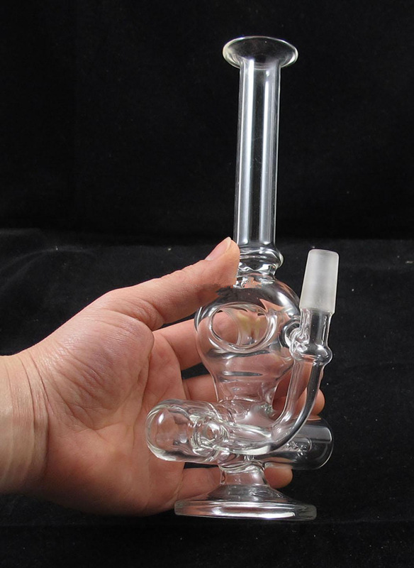 批发玻璃直列起泡水烟斗青少年巡回赛小烟斗bong