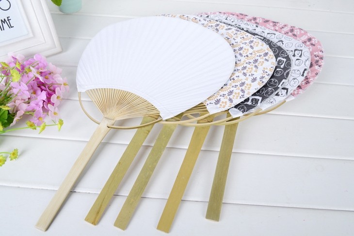 韩国文具 青壹坊 十万嬉皮士布面团扇 扇子 tr-bd57041