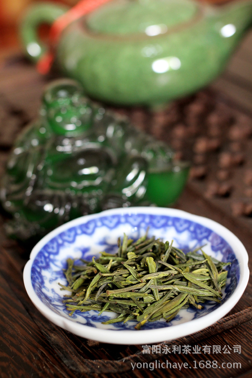富春顶绿 绿茶 针形茶 有机绿茶批发供应