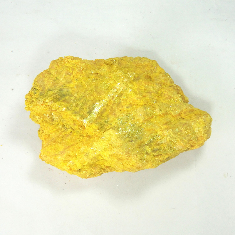 天然雌黄原石 矿物岩石标本 雌黄石黄原料 一公斤80元
