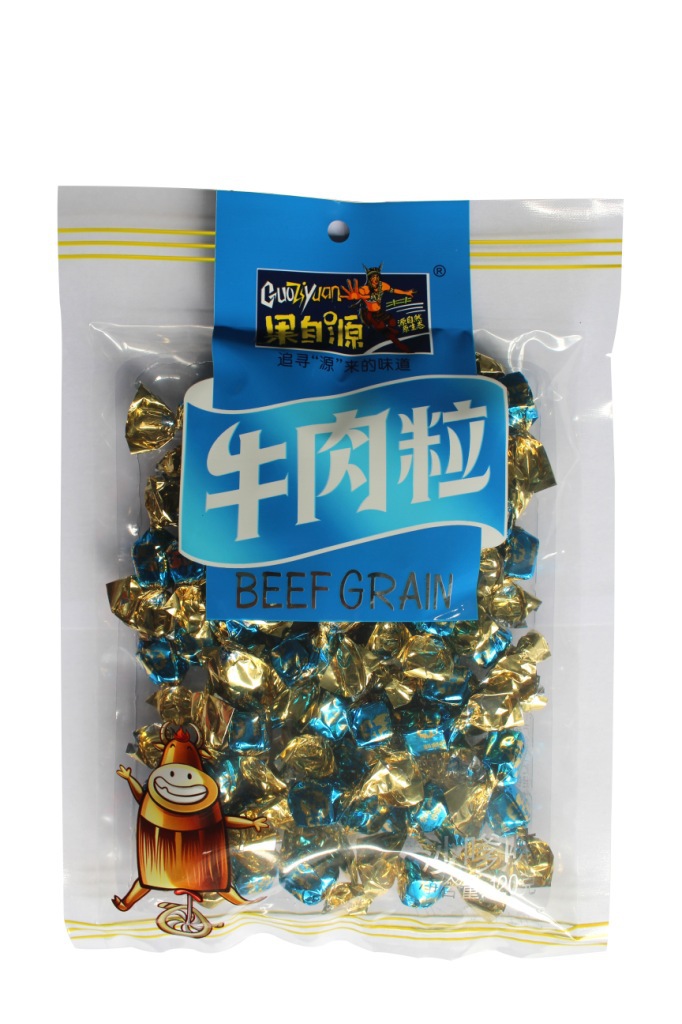 【休闲食品】120g沙嗲味牛肉粒/糖果牛肉粒◣果自源食品◥图片_3